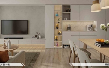 光木交織，展開一家三口的柔亮北歐日常