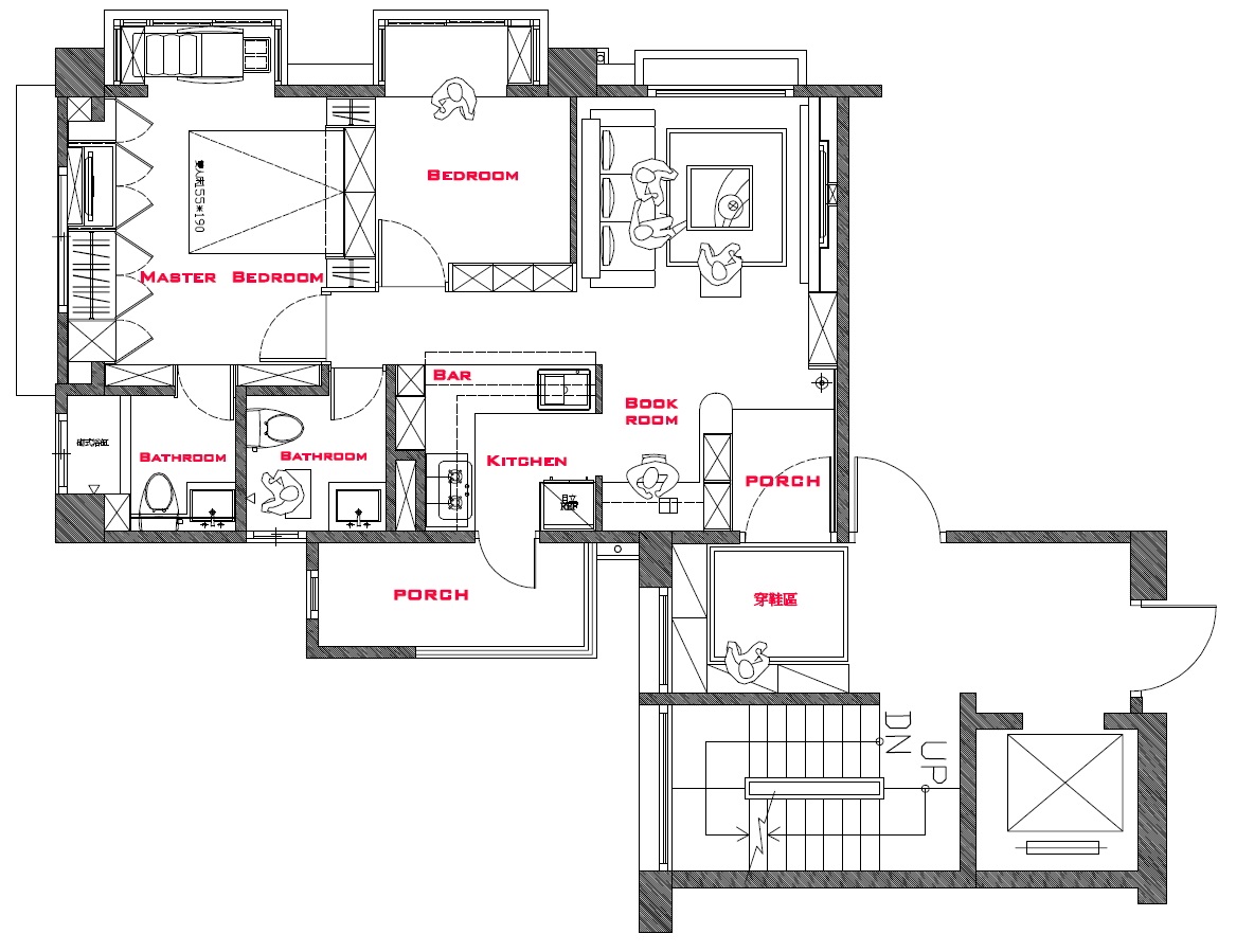 采青平面圖 iDiD living room 8c85e