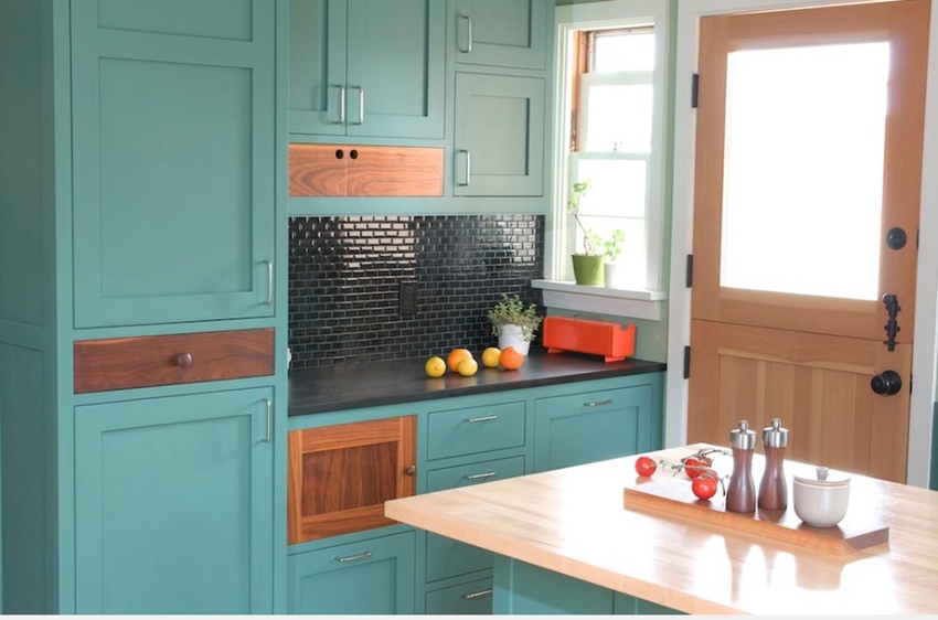 blue modern kitchen 4628d