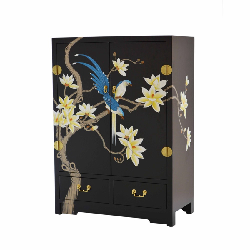  Roma modern Chinese furniture LOOMAY magnolia magpie Drawers cabinet Vatican Series 24971
