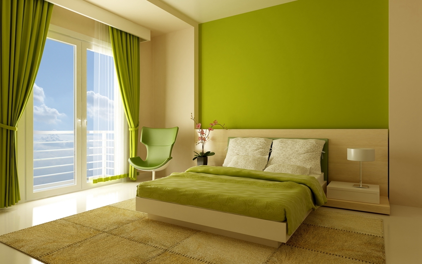 Interior Room in shades of green 031601 14d8b
