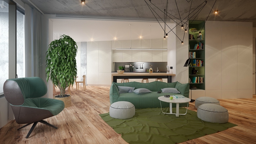 green interior ideas 256c9