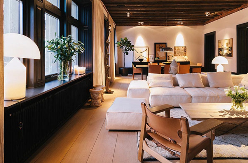Scandinavian apartment Stockholm living zone 422be