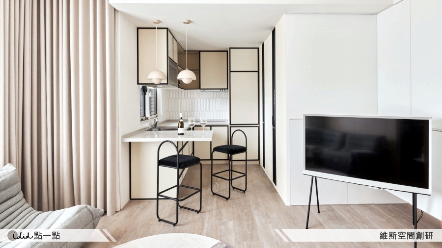 Idid點一點室內設計 11坪小宅機能大突破 時尚女郎的現代典雅居家美學