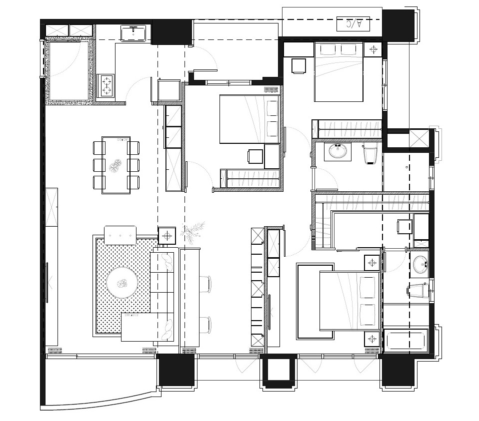 平面圖 FengYue xinzhuanglonganrd Plan 8968a